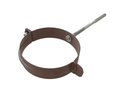 Хомут трубы, Металл, серия Элит, цвет Коричневый